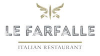 Le farfalle italian restaurant menu